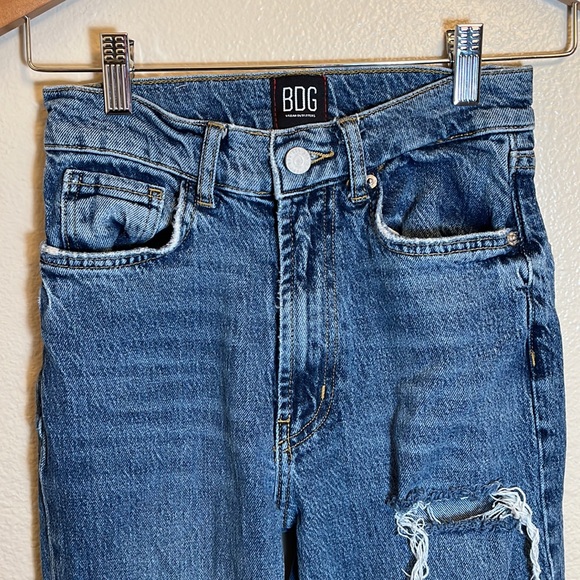 BDG Urban Outfitters Distressed Stretch High Rise  Flare Jeans - Picture 2 of 11